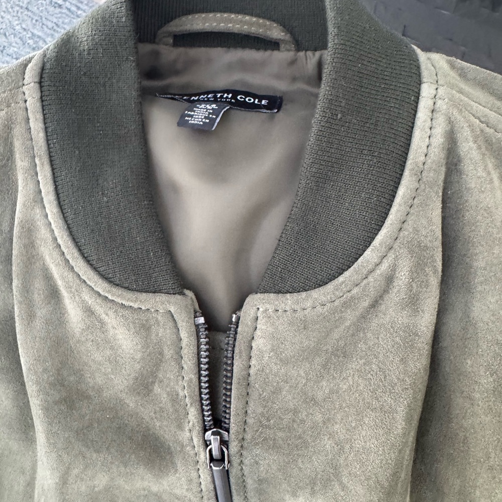 Kenneth Cole Dark Olive Outerwear
